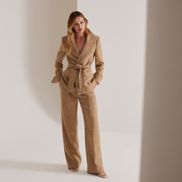 Favorite Daughter Adrienne Blazer (Size M) and Agnes Pant (Size 8) Two-Piece Set - Picture 1 of 8